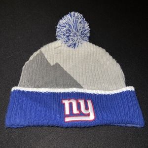 NFL NY Giants Adult Winter Hat Coors Light NFL Team Headwear - Pom Pom Hat